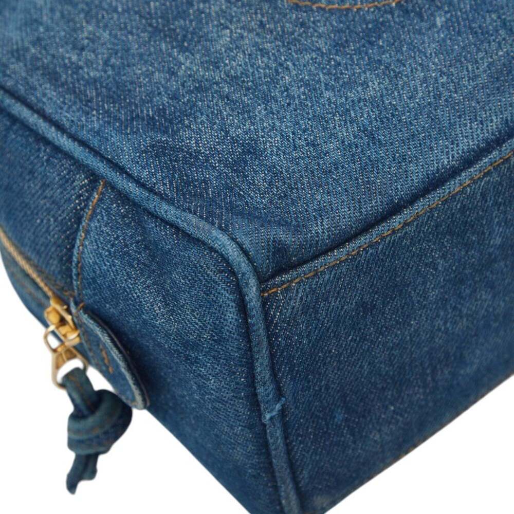 CHANEL Blue Logo Pouch - Picture 6 of 12